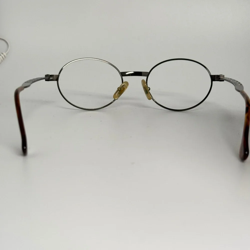 Gianfranco Ferre GFF 264/S Vintage Oval Eyeglasses Gunmetal‎ Italy 52-20-140